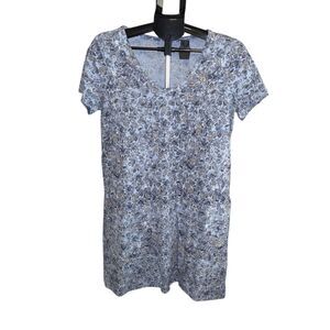 J Jill V-Neck T-Shirt Dress with Pockets